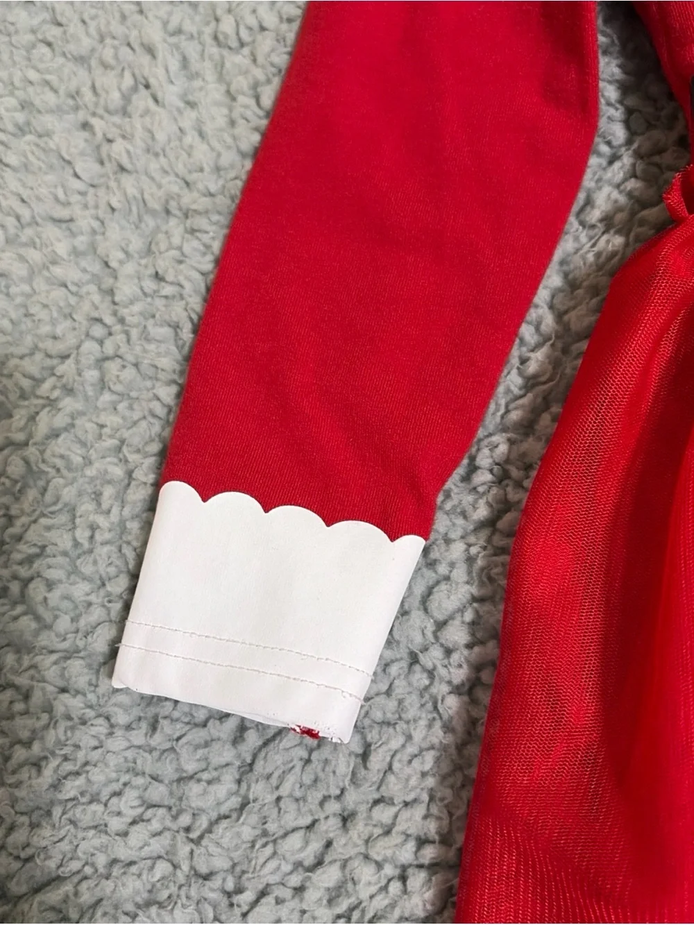 Red Mrs. Claus Holiday Tutu Dress